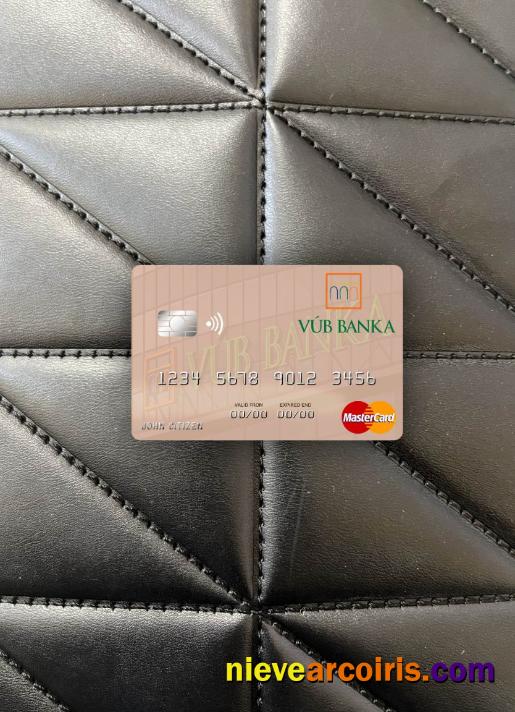 Slovakia VÚB Banka mastercard photolook